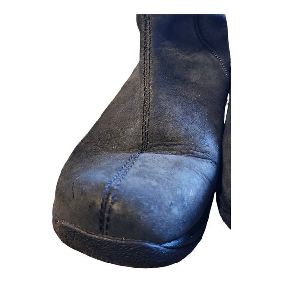 Dansko black leather suede casual boots sz 38, us 7.5 winter boots rubber sole - Picture 7 of 15